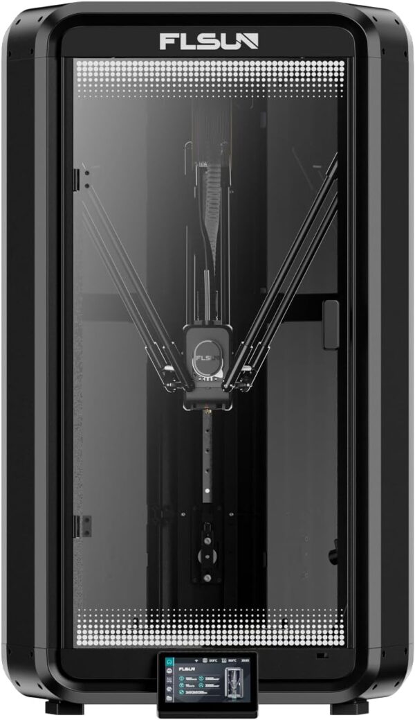 Flsun T1 Pro Delta 3D-Drucker – Neuer FDM-3D-Drucker, 1000 mm/s Hochgeschwindigkeitsdruck, starker Doppelgetriebe-Extruder, automatische Nivellierung mit einer Taste, 300 °C-Hochtemperaturdüse, intelligente Überwachung – Image 3